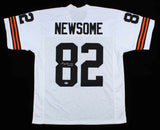 Ozzie Newsome Signed Browns Jersey Inscribed HOF 99 (Beckett COA)3xPro Bowl TE