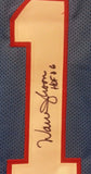 Warren Moon Signed Houston Oilers Career Stat Jersey Inscribed "HOF 06" (CAS)