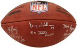 Riggins Rypien & Williams Signed Washington Redskins Official Football BAS 35611