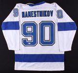 Vladislav Namestnikov Signed Lightning White Jersey (JSA COA) Tampa Bay Center