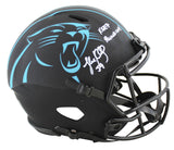 Panthers Luke Kuechly "KP" Signed Eclipse FS Speed Proline Helmet w/ Case BAS W