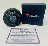 JORDAN EBERLE Autographed Seattle Kraken Inaugural Season Official Puck FANATICS