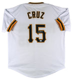 Pirates Oneil Cruz Authentic Signed White Pro Style Jersey Autographed JSA