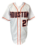 Jose Altuve Houston Signed White Baseball Jersey JSA