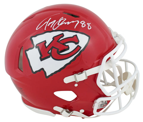 Chiefs Tony Gonzalez Signed Full Size Speed Proline Helmet w/ White Sig BAS Wit