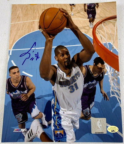Nene Hilario Denver Nuggets signed 8x10 Photo with LSM COA and Hologram
