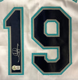 Jay Buhner Seattle Signed White Baseball Jersey BAS