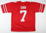 Ted Ginn Jr. Signed Ohio State Buckeyes Jersey (Beckett COA) Chicago Bears W.R.