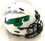 CURTIS MARTIN SIGNED NEW YORK JETS FS LUNAR ECLIPSE SPEED AUTHENTIC HELMET