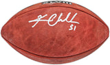 KAM CHANCELLOR AUTOGRAPHED SEAHAWKS NFL LEATHER SB FOOTBALL MCS 220821