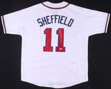 Gary Sheffield Signed Atlanta Braves Jersey (PSA) 500 Home Run Club & 9xAll Star