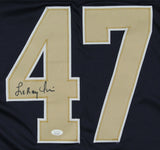 LeRoy Irvin Signed Rams Jersey (JSA COA) Los Angeles Defensive Back 1980-1989