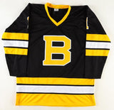 Rejean Lemelin Signed Bruins Jersey Inscribed 89-90 Jennings & Go B's (Beckett)