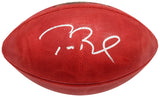 Tom Brady Autographed NFL Leather SB XXXIX Logo Football Fanatics AA0104078