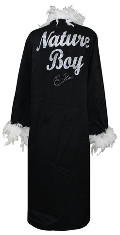 Ric Flair Signed Nature Boy Black Wrestling Full Length Robe - (SCHWARTZ COA)