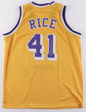 Glen Rice Signed Los Angeles Lakers G-Money Jersey (JSA COA) Yellow Home Jersey