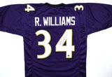 Ricky Williams Autographed Purple Pro Style Jersey - Beckett W Hologram *Black