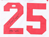 Todd Benzinger Signed Cincinnati Reds Jersey Inscribed "1990 WSC" (JSA QR Code)