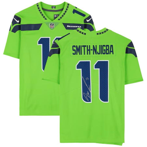 Jaxon Smith-Njigba Signed Seattle Seahawks Green Nike Limited Jersey Fanatics