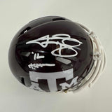 Autographed/Signed Johnny Manziel 12 Heisman Texas A&M Mini Helmet BAS COA