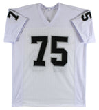 Raiders Howie Long "HOF 00" Authentic Signed White Pro Style Jersey BAS Witness