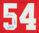 Frank Clark, Damien Williams & Bashaud Breeland Signed Chiefs Jersey Beckett COA