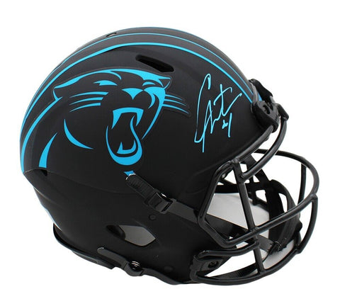 Cam Newton Signed Carolina Panthers Speed Authentic Eclipse NFL Helmet