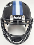 ZACH WILSON AUTOGRAPHED BYU COUGARS MATTE BLACK SPEED MINI HELMET BECKETT 191116