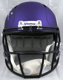 Jordan Addison Autographed Minnesota Vikings F/S Speed Helmet-Beckett W Hologram