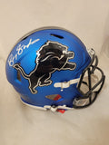 BARRY SANDERS SIGNED DETROIT LIONS 2024 ALTERNATE SPEED AUTH HELMET SCHWARTZ