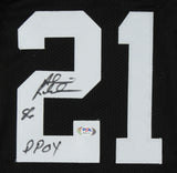 Alvin Robertson Signed San Antonio Spurs Jersey Inscribed "86" & "DPOY"(PSA COA)