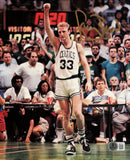 Larry Bird Autographed Signed 8x10 Photo Boston Celtics Beckett BAS QR #BM37812