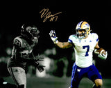 DILLON JOHNSON AUTOGRAPHED 16X20 PHOTO WASHINGTON VS. USC MCS HOLO 222074