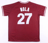 Aaron Nola Signed Philadelphia Phillies Custom Jersey (Beckett COA) #1 Starter