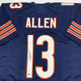 Autographed/Signed Keenan Allen Chicago Blue Football Jersey Beckett BAS COA