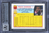 Lakers Magic Johnson Authentic Signed 1992 Topps #54 Card Auto 10! BAS Slabbed