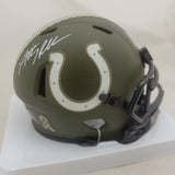 ANTHONY RICHARDSON SIGNED INDIANAPOLIS COLTS STS SPEED MINI HELMET BECKETT