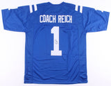 Frank Reich Signed Indianapolis Colts Jersey (JSA COA) Former Buffalo Bills Q.B.