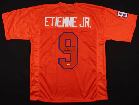 Travis Etienne Signed Clemson Tigers Jersey (JSA Holo) Jax Jaguars.Running Back