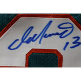 Dan Marino Autographed Miami Dolphins Teal Wilson sz 46 Jersey Beckett 48392