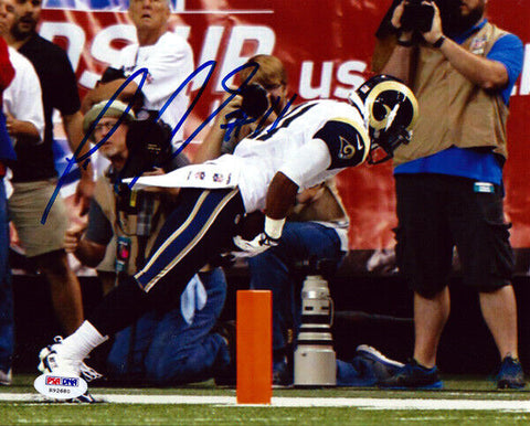 TAVON AUSTIN AUTOGRAPHED SIGNED 8X10 PHOTO LOS ANGELES RAMS PSA/DNA STOCK #74217