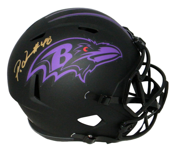 PATRICK QUEEN SIGNED BALTIMORE RAVENS ECLIPSE FULL SIZE SPEED HELMET BECKETT