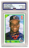 Frank Thomas Signed White Sox 1990 Score RC Card #663 w/HOF (PSA Encapsulated)