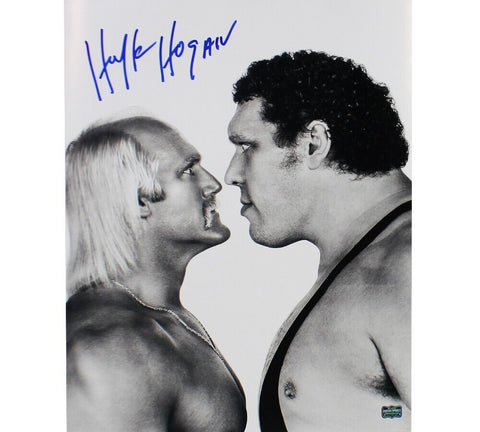 Hulk Hogan Signed Unframed 16x20 Photo with Andre the Giant
