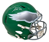 Jason Kelce Signed Eagles FS Kelly Green Speed Authentic Helmet PSA ITP Hologram