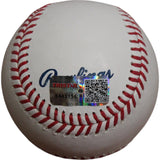 Larry Walker Autographed/Signed Colorado Rockies HOF OML Baseball TRI 47368