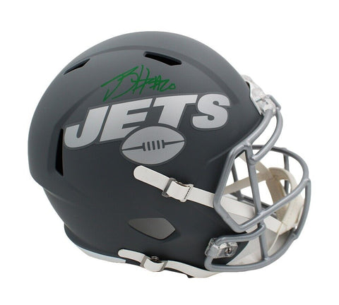 Breece Hall Signed New York Jets Speed Full Size Slate NFL Helmet