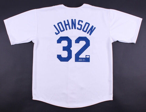 Magic Johnson Signed Los Angeles Dodger Jersey (JSA COA) Former Lakers Superstar