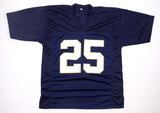 Chris Tyree Signed Notre Dame Fighting Irish Jersey (JSA COA) Wide Receiver