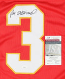 Jan Stenerud Signed Kansas City Chiefs Jersey (JSA COA) 7xAll Pro Place Kicker